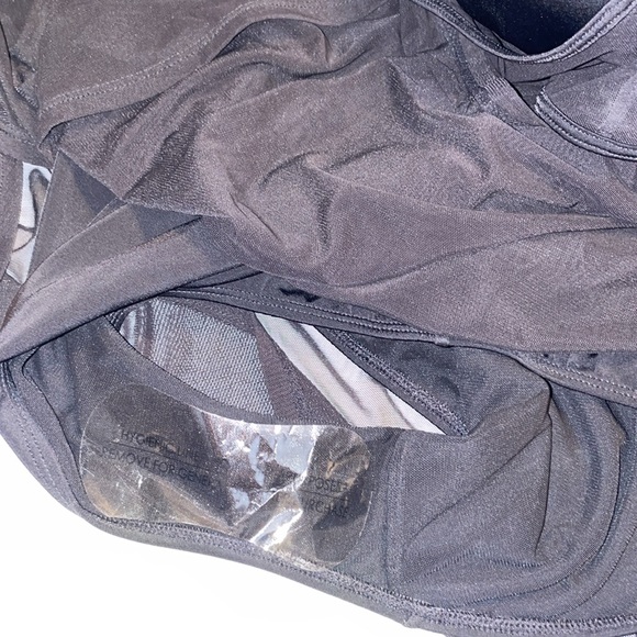 Torrid Underwire Long Mesh Overlay Swim Dress With Brief - Picture 7 of 10